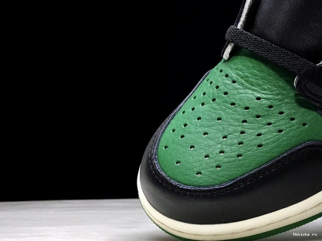 Cheap TB Pine NRG High Air 1 555088-302 Sail-Black Jordan Green OG 0723
